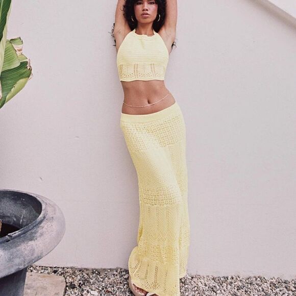 Princess Polly Yellow Xander Set - Picture 1 of 9